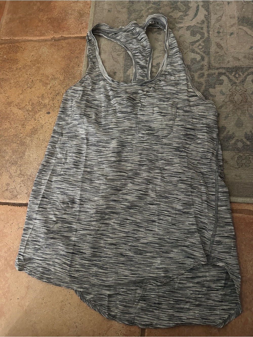 Women’s lululemon Gray Space-Dye Racerback Tank Top